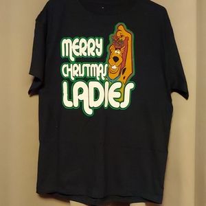 Scooby Doo Christmas Black T-shirt